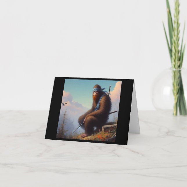 Bigfoot Ninja Kort (Framsida)