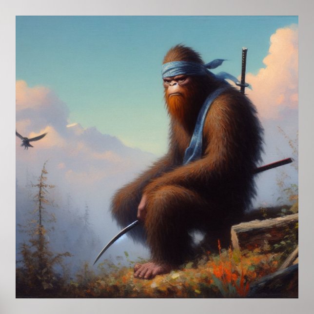 Bigfoot Ninja Poster (Framsidan)