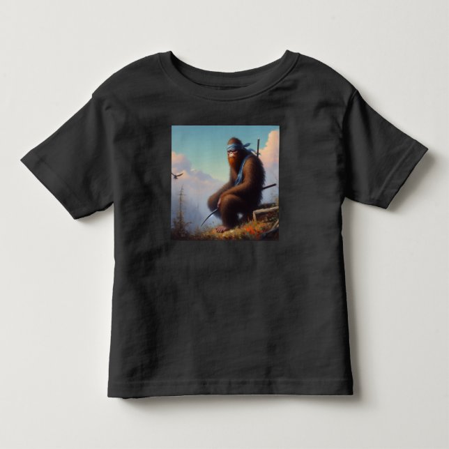 Bigfoot Ninja T Shirt (Framsida)
