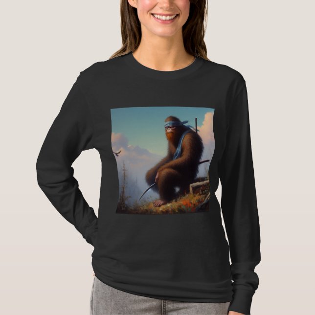 Bigfoot Ninja T Shirt (Framsida)
