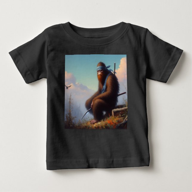 Bigfoot Ninja T Shirt (Framsida)