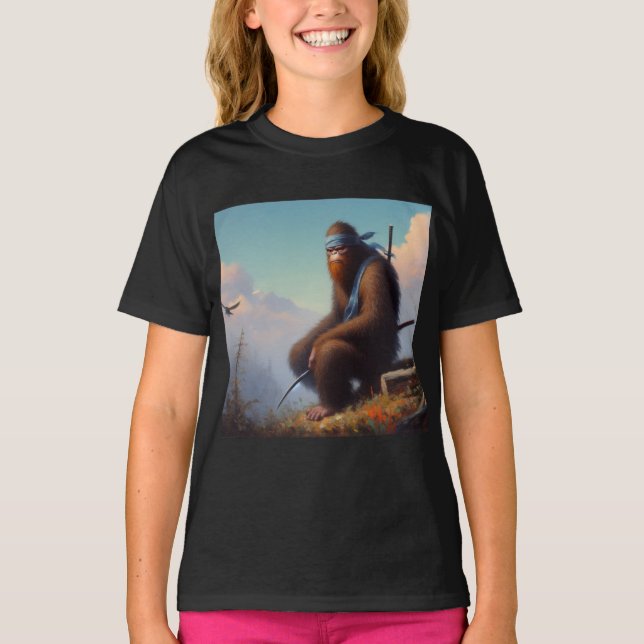 Bigfoot Ninja T Shirt (Framsida)