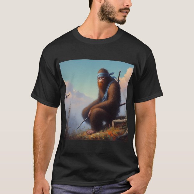 Bigfoot Ninja T Shirt (Framsida)