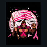 Bigfoot Nk Ribbon Breast Cancer Awareness Month Wo Poster<br><div class="desc">Bigfoot Nk Ribbon Breast Cancer Awareness Month Women Men</div>