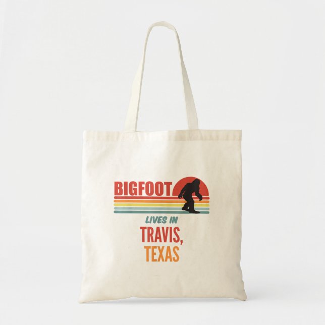 Bigfoot-observation i Travis Texas  Tygkasse (Framsidan)