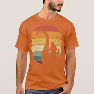Bigfoot och Alien Riding Loch Ness Monster-musik T Shirt