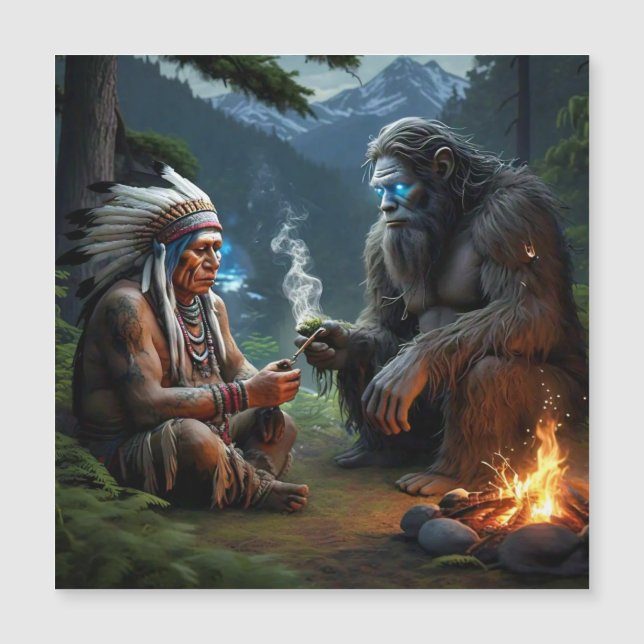 Bigfoot och Chief Moonlit Forest Gathering (Framsida)