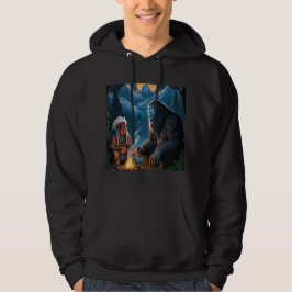 Bigfoot och Chief Moonlit Forest Gathering Hoodie