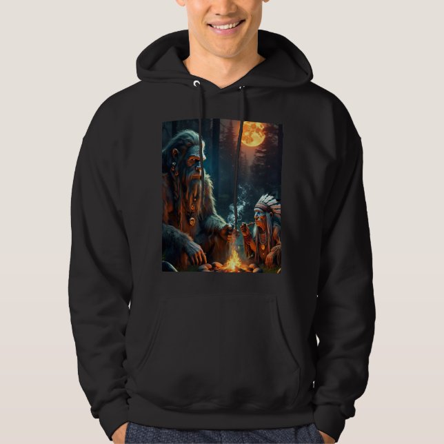 Bigfoot och Chief Moonlit Forest Gathering Hoodie (Framsida)