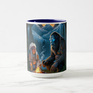Bigfoot och Chief Moonlit Forest Gathering Mugg