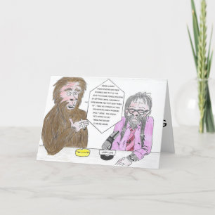 Bigfoot och Larry födelsedagkort Kort