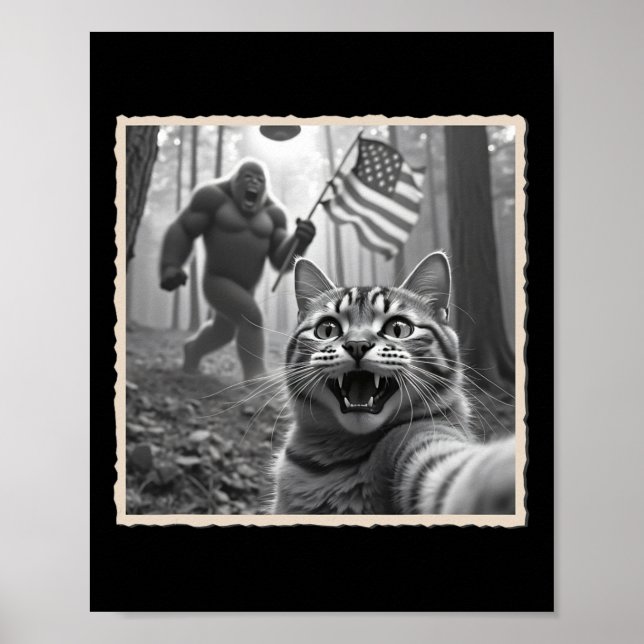 Bigfoot och Sasquatch 4:e juli Poster (Framsidan)