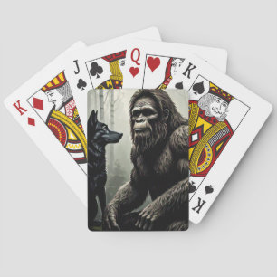 Bigfoot och Varg Casinokort
