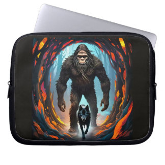Bigfoot- och Varg-portal Laptop Fodral