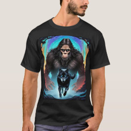 Bigfoot- och Varg-portal T Shirt