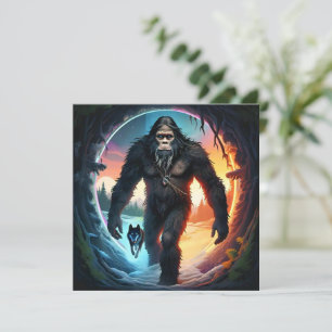 Bigfoot och vargportal kort