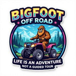 Bigfoot Off Road Life är ett äventyr T Shirt