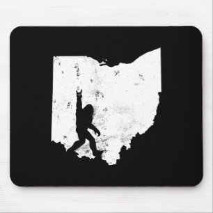 Bigfoot Ohio-staten Karta Sasquatch Manar Women Gi Musmatta