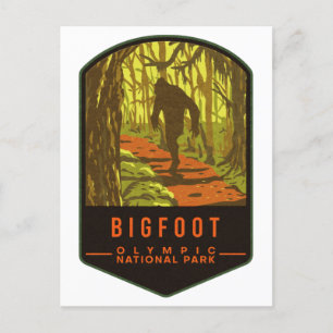 Bigfoot Olympic nationalpark Vykort