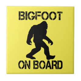 Bigfoot Ombord Rolig Bigfoot  Kakelplatta