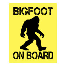 Bigfoot-on-board - Funny Bigfoot