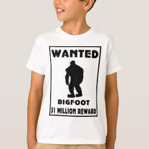 Bigfoot önskade affischen tee