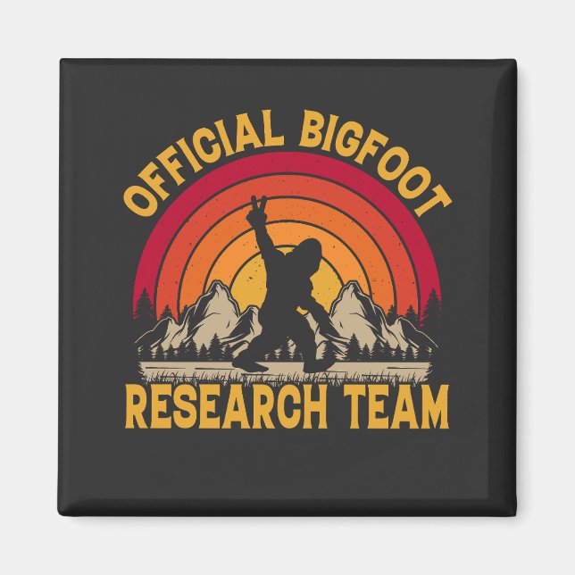 Bigfoot Original Research Team Magnet (Framsidan)