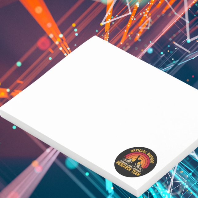 Bigfoot Original Research Team Post-it Block (Skapare uppladdad)