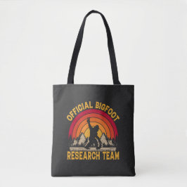 Bigfoot Original Research Team Tote Bag Tygkasse
