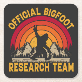 Bigfoot Original Research Team Underlägg Papper Kvadrat