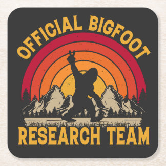 Bigfoot Original Research Team Underlägg Papper Kvadrat