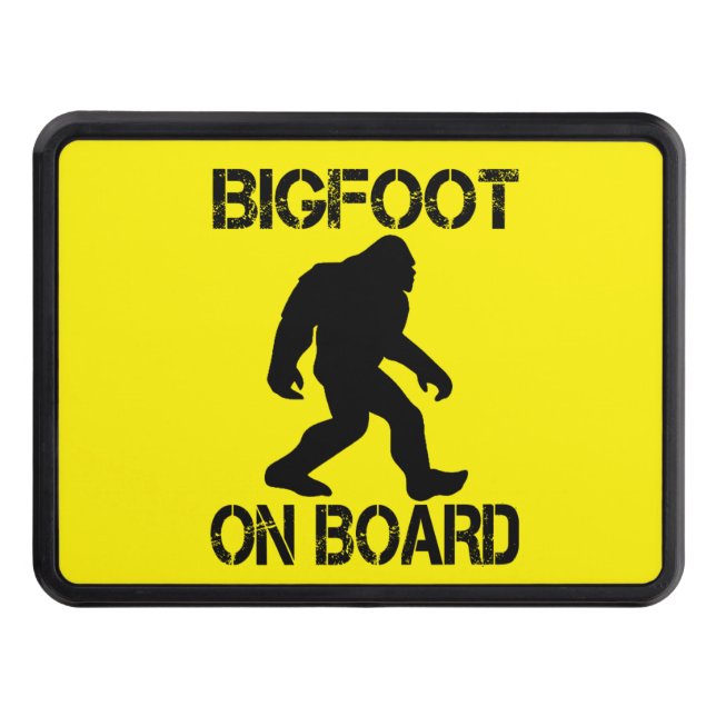 Bigfoot på board Funny Bigfoot Dragkroksskydd (Framsidan)