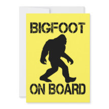 Bigfoot på board Funny Bigfoot