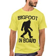 Bigfoot på board Funny Bigfoot