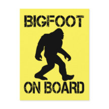 Bigfoot på board Funny Bigfoot
