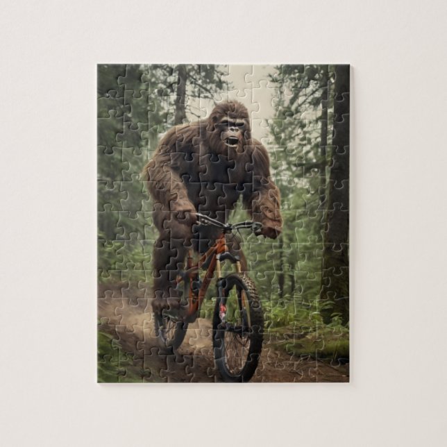 Bigfoot på hjul pussel (Vertikal)