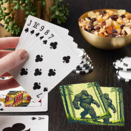 Bigfoot på skogspromenad casinokort