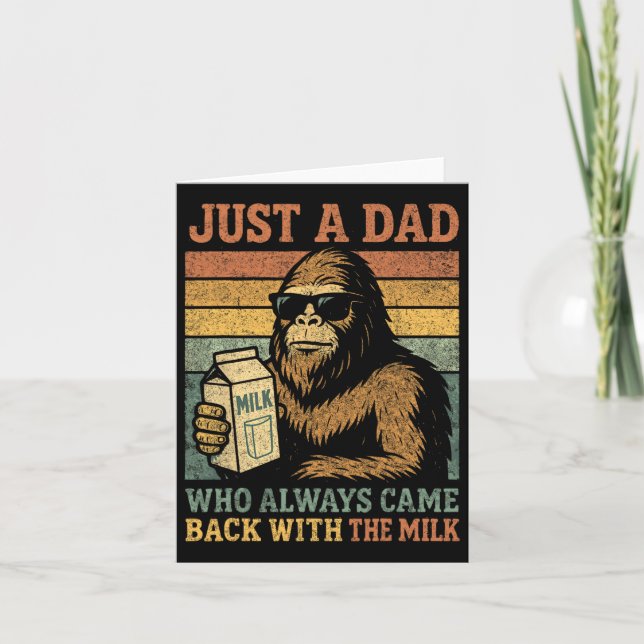 Bigfoot Pappa  Kort (Framsida)