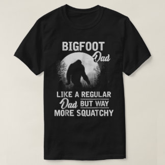 Bigfoot Pappa Rolig Sasquatch Present T Shirt