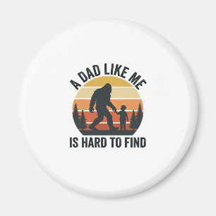 Bigfoot Pappa Som Mig Är Svår Att Hitta Vintage Tr Magnet