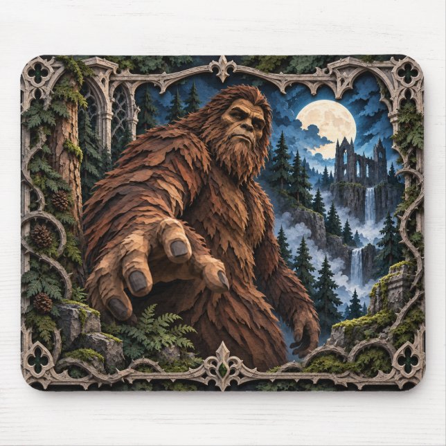 Bigfoot, Pappersklippsmonster Musmatta (Framsidan)