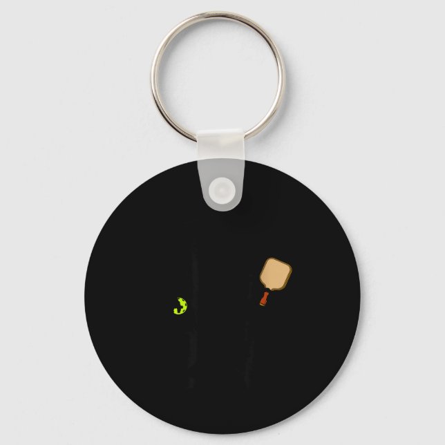 Bigfoot pickleball sport dinker sasquatch  nyckelring (Framsida)