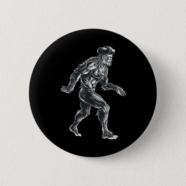 Bigfoot Pirat - Sasquatch Big Foot - Spooky for H Knapp (Framsida)