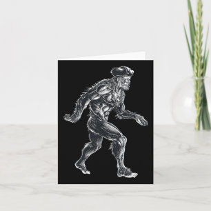 Bigfoot Pirat - Sasquatch Stor Fot - Kuslig För H Kort