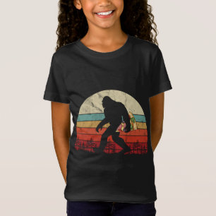 Bigfoot Pizza Älskare Funny Eating Sasquatch Manar T Shirt