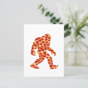 Bigfoot Pizza Vykort