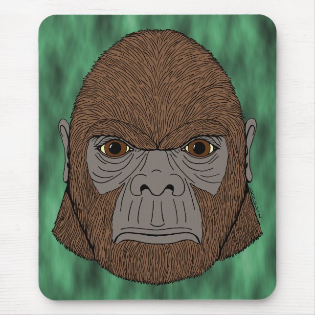Bigfoot Porträtt 1 (Ape-like) Muschad Musmatta (Framsidan)