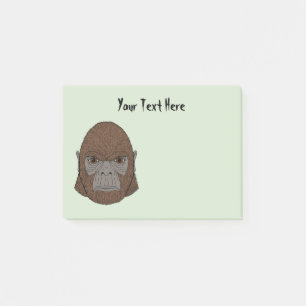 Bigfoot Porträtt 1 (Ape-like) Post-it Block