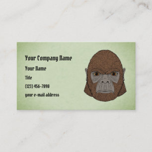 Bigfoot Porträtt 1 (Ape-like) Visitkort