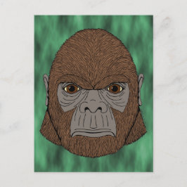 Bigfoot Porträtt 1 (Ape-like) vykort